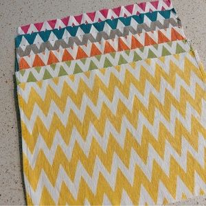 Fabric placemats. Set of 6
